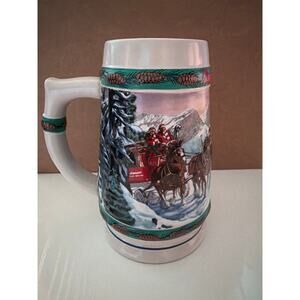 1993 Budweiser Holiday beer stein